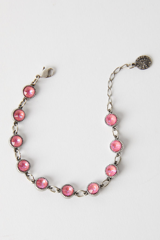 Pink Gem Bracelet